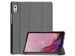 Capa Protetora Dobrável Em Couro Pu Antirriscos Para Tablet Lenovo Tab M9, Com Suporte Triplo. Multicolorida. Tuotuo