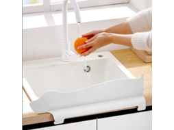 Protetor De Silicone Para Lavatório Anti-salpicos - Proteção Com Ventosa Forte Para Trás Da Torneira De Cozinha