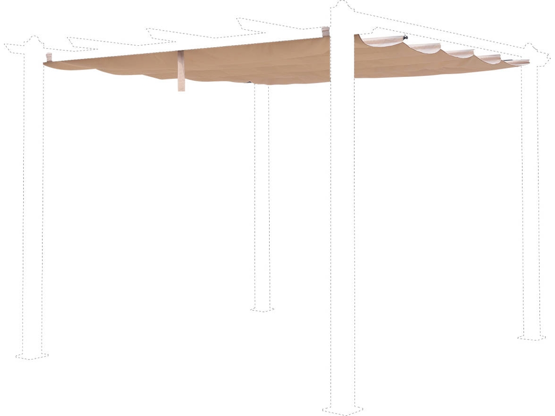 Cobertura de Telhado SWEEEK Condate (Bege - 3X3M)