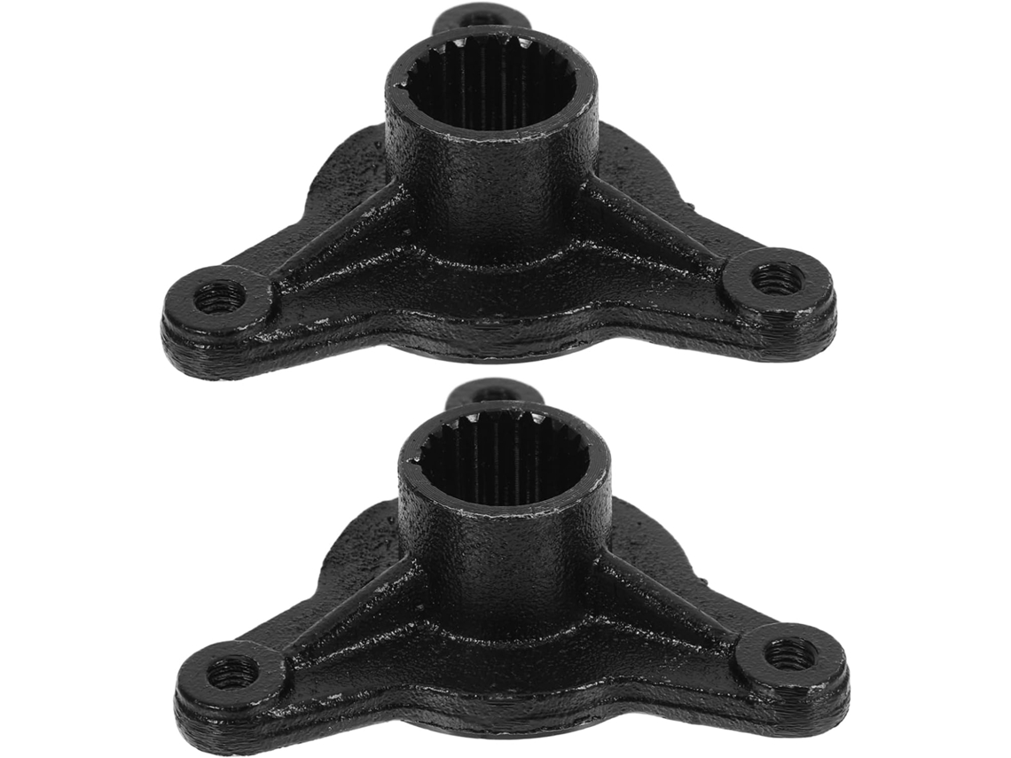 Conjunto de 2 cubos de roda traseira Com Dentes para bicicletas de montanha, compatíveis com karts.