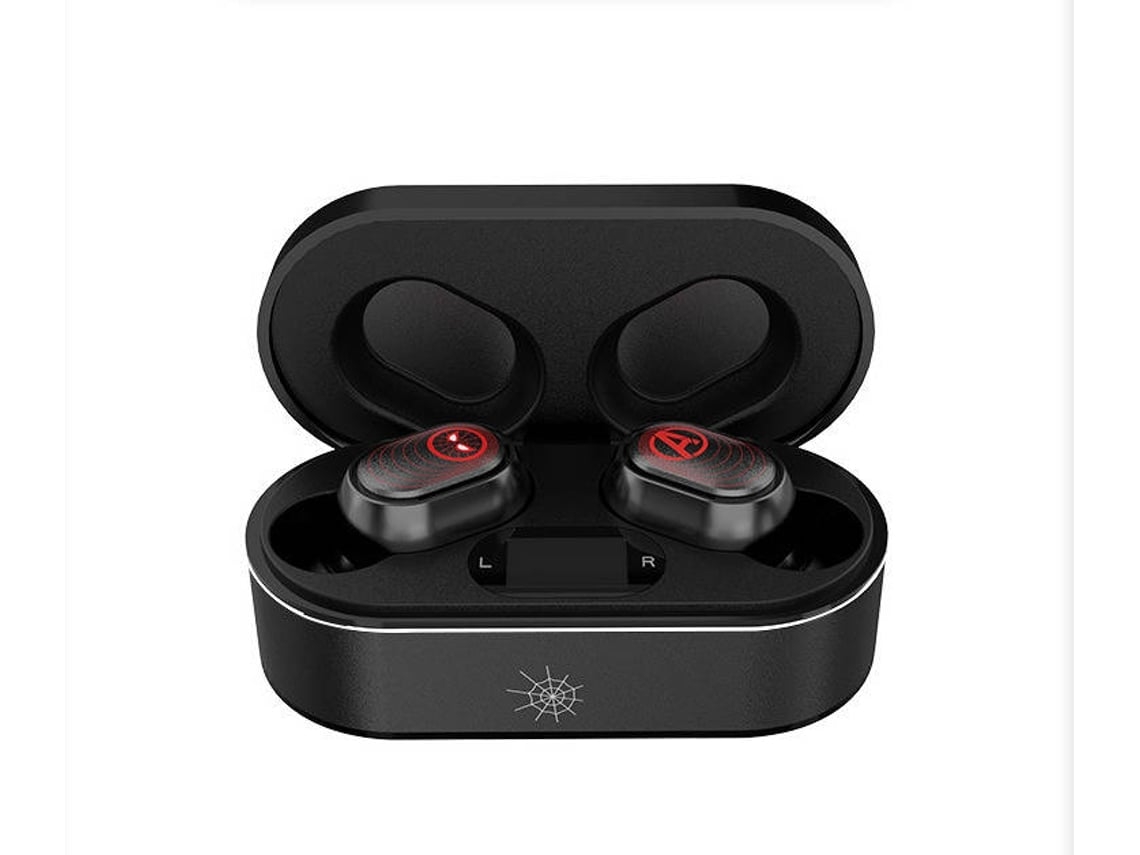 Auriculares Bluetooth True Wireless ENZONS Marvel Tws In-Ear Stereo Led Digital Display 5.0 Touch Control Emparelhamento