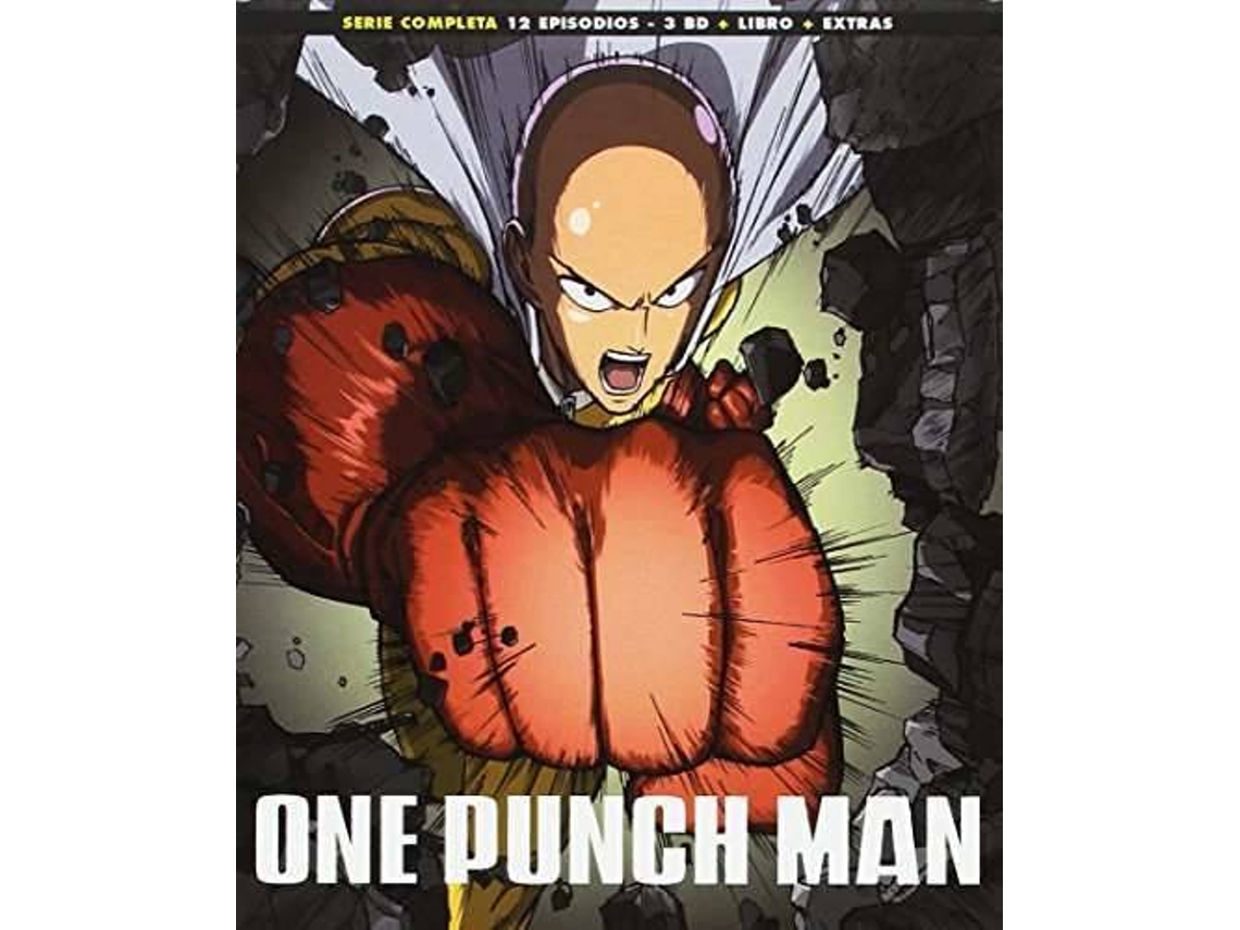 Blu-Ray One Punch Man Temporada 1 Ep. 1 A 12. Blu-Ray Edición Coleccionistas (Edição em Espanhol)