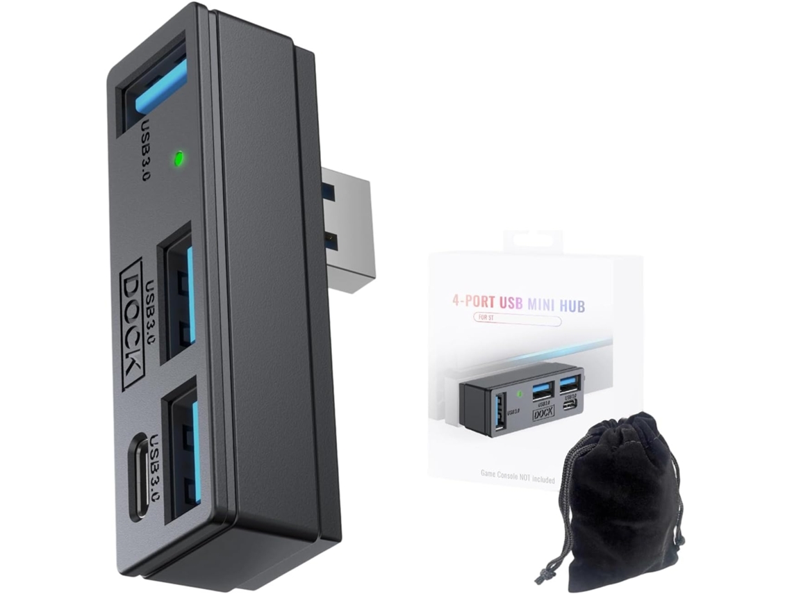 Hub Extensor Usb 3.0 com Porta C e 3a para Pcs e Computadores. SFUSHOS
