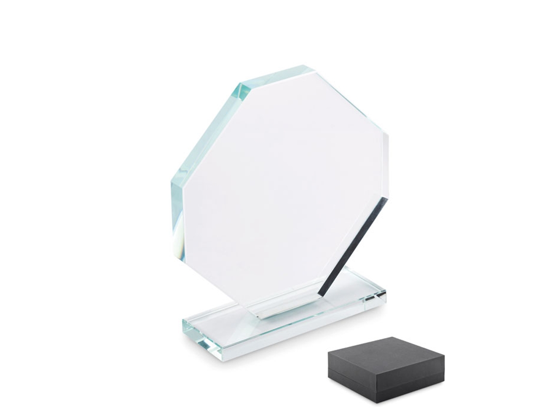 Troféu de cristal MIDOCEAN com caixa