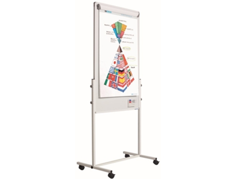 Combinação de Flipchart SMIT VISUAL Quadro Branco e Pinboard - Magnético
