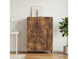 Vidaxl Buffet Carvalho Fumado 66 X 34,5 X 97 Cm Derivados De Madeira