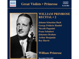 CD Primrose,William - Recital Vol.2 (1CD)