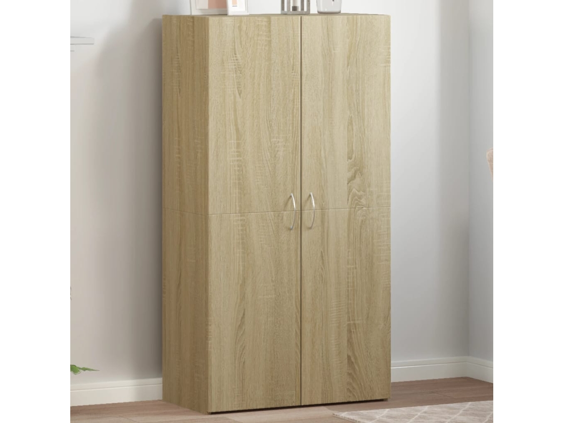 Vidaxl Arquivador 60x32x115 Cm Derivados De Madeira Carvalho Sonoma
