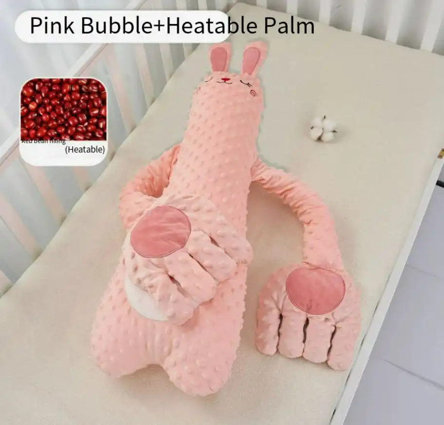 Brinquedo De Consolo Para Dormir Com Bater (68*25cm Bolha Rosa Enchimento De Tubo De Borracha)