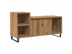 Tv Cabinet, Tv Cabinets Vidaxl Marrom Madeira Processada (n/a)