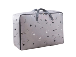 Saco Para Guardar Roupa De Cama, Dobrável, Para Mudanças, Perfeito Para Organizar Edredons, Travesseiros E Cobertores Azul Escuro E Cinza