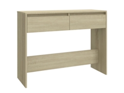 Console Table, Console Tables Vidaxl Marrom Madeira Processada (n/a)
