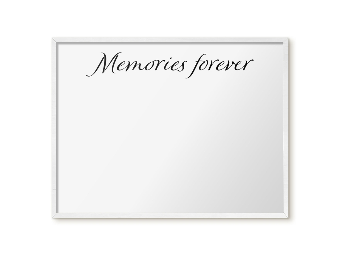Magnetic Board Memories Forever For The Living Room Espelharte (80x60 Cm)