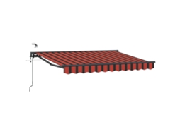 Maison Exclusive - Toldo Retrátil Elétrico Laranja, Preto, Antracite 3 X 2,5 M