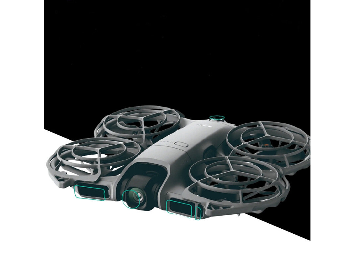 Câmera Radar Película Olho Peixe Sfmx Lente Hd Protetor Película Nano Temperada Anti arranhões À Prova Explosão P/ Dji Neo 2 Drone Rc MDUG