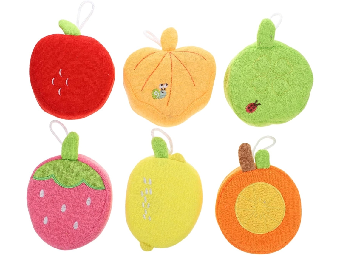 Conjunto De Escovas Banho Healeved Para Bebês, 6 Peças, Tamanho Padrão, Material Macio, Multicoloridas, Para Banho