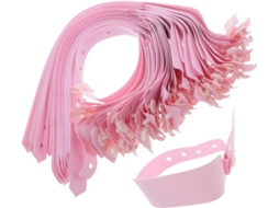 Bestonzon 100 - Pulseiras de Identificação de Segurança Pessoal, Pulseiras de PVC Confortáveis e Descartáveis para Adultos