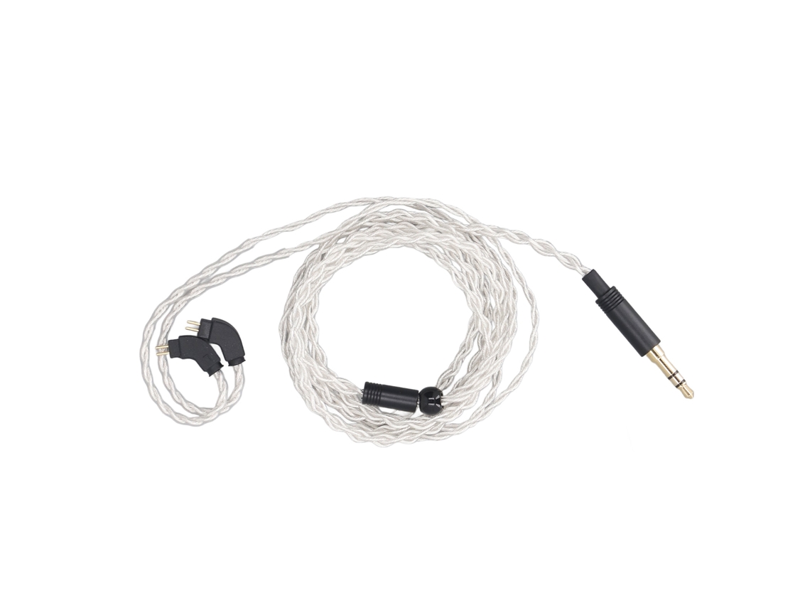 Fone Ouvido Substituição 3.5mm 2 Pinos 0.78mm Prata Placada