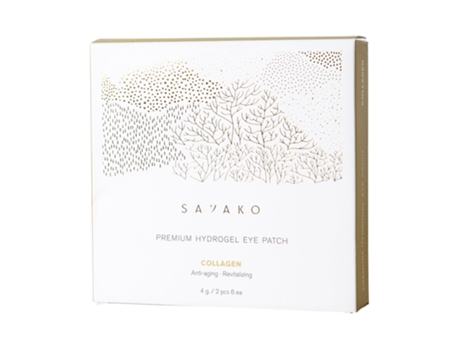 Adesivos para Olhos SAYAKO Collagen de Hidrogel (6 Unidades)