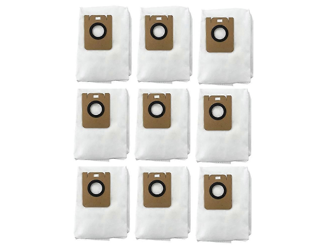 Conjunto De 9 Sacos Para Aspirador Pó Bot D10 Plus Rls3d Peças Reposição E Detritos Tuotuo