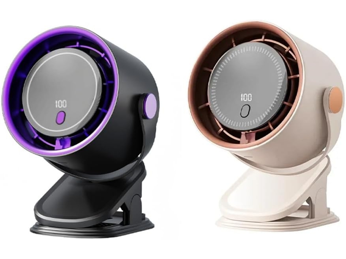 Ventilador De Mesa Silencioso - Turbina Usb Com 5 Velocidades