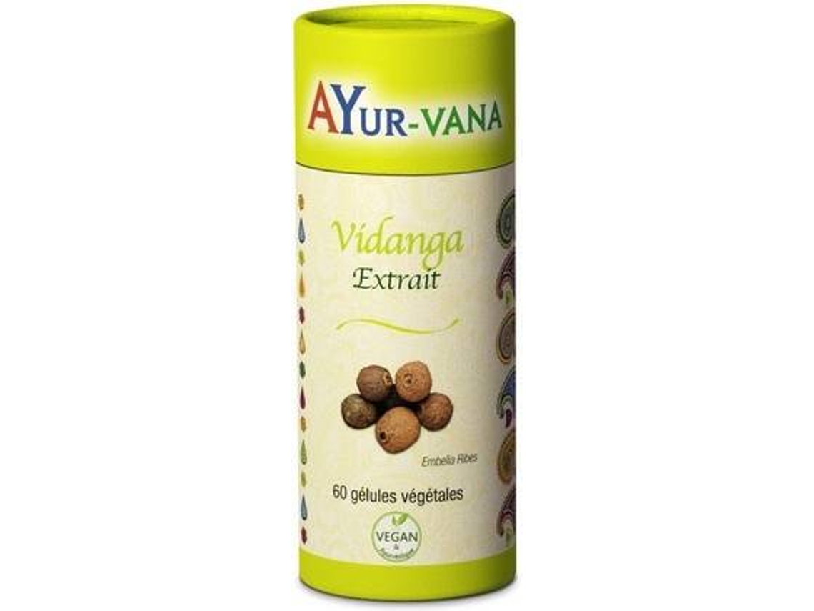 Suplemento Alimentar AYUR-VANA Extrato De Vidanga (60 cápsulas vegetais de 335mg)