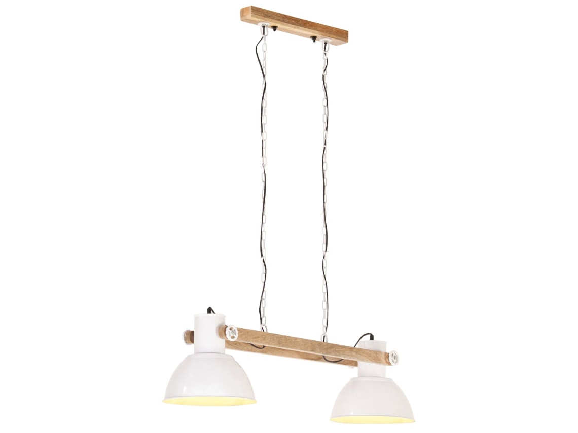 Candeeiro teto VIDAXL White Iron (29 x 28)