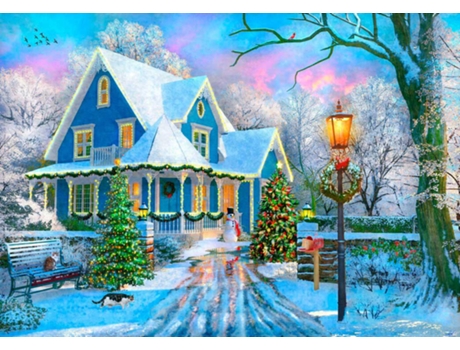 Puzzle Bluebird Natal em Casa 1000 Peças