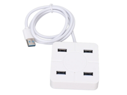Conector Usb (porta De Expansão Plug And Play) Divisor Usb De Multi-interface Para Desktop Branco