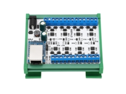 Conversor hub RJ45 para 8 RS485 com proteção contra sobrecarga, TVS 115200bps, monitoramento de segurança, DC7-30V