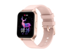 Smartwatches YEMAESRE X51228 Feminino 1 69 Polegadas Ip68 À Prova D'Água para Android e Ios Rosa