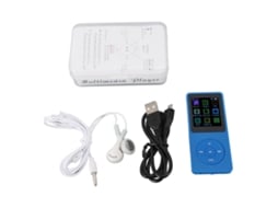 Reprodutor MP3 EOOCOO com vídeo, Bluetooth, tela 1.8 polegadas
