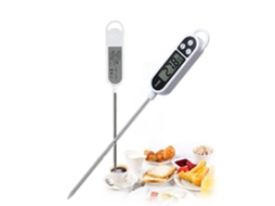 Termômetro Digital para Carnes, com Sonda de Aço Inoxidável, à Prova D'água AQUAFORGE