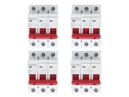 CONJUNTO DE 4 INTERRUPTORES MINIATURA DZ47 63Z HKJ