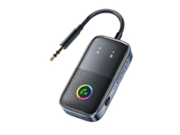 Receptor E Transmissor Bluetooth 5.4 Com Entrada Auxiliar De 3,5 Mm, Receptor De Áudio Rgb E Adaptador De Áudio Sem Fio Para Alto-falante P