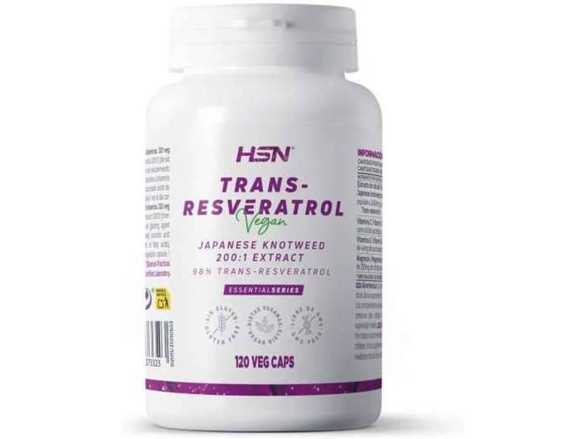 Suplemento Alimentar HSN Resveratrol (120 veg caps)