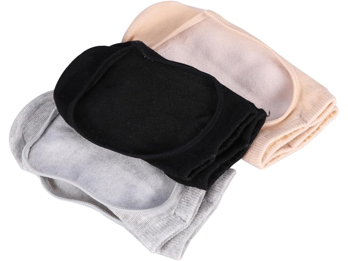 Meias Invisíveis, De Fibra E Silicone, Antiderrapantes, De Cano Baixo E Confortáveis, Exclusivas Para Mulheres.