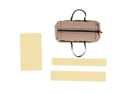 Mali bolsa de Mala Mini Rc 1/10 para Carro de Escalada Material Têxtil Resistente Acessório Realista Khaki