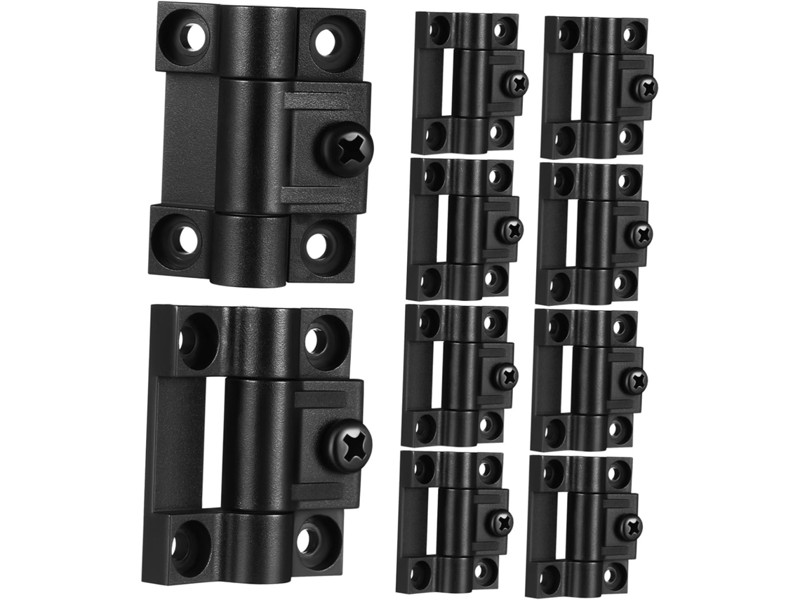 Conjunto De 10 Dobradiças Plástico Com Amortecimento E Torque