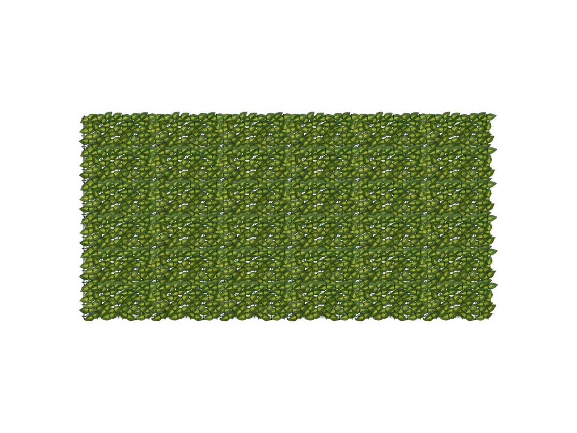 Vidaxl Tela De Varanda Com Folhas Verde E Amarelo 300 X 150 Cm