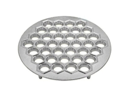 2026 molde para Pelmeni com 37 Pocos, Forma Redonda de Alumínio Fundido, Ferramenta de Cozinha para Dumplings