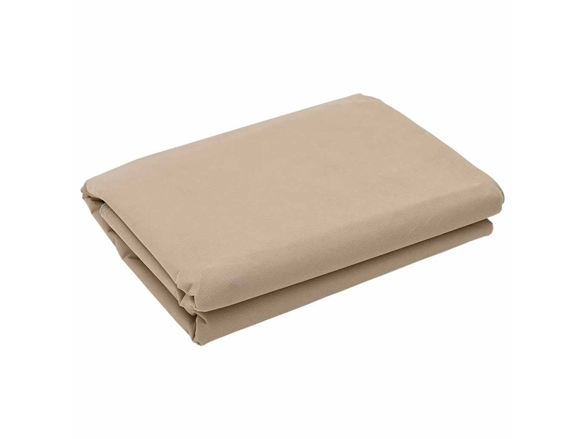 Conjunto 1 Capa Para Plantas Vidaxl Bege Tecido Não Tecido (2,4 X 2 M)