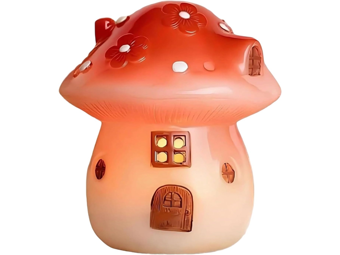 Abajur De Mesa Em Formato Cogumelo, Uma Luz Noturna Decorativa, Fofa E Criativa