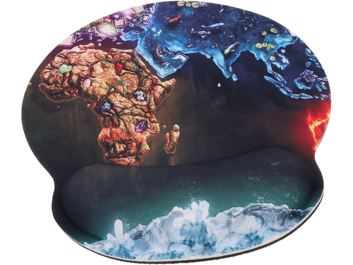 Mousepad Ergonômico Viscoelástico Com Apoio De Pulso Antiderrapante Para Uso Em Escritório E Disposi Gokoco
