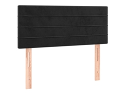 Headboard, Headboards Vidaxl Preto Veludo (90 Cm)