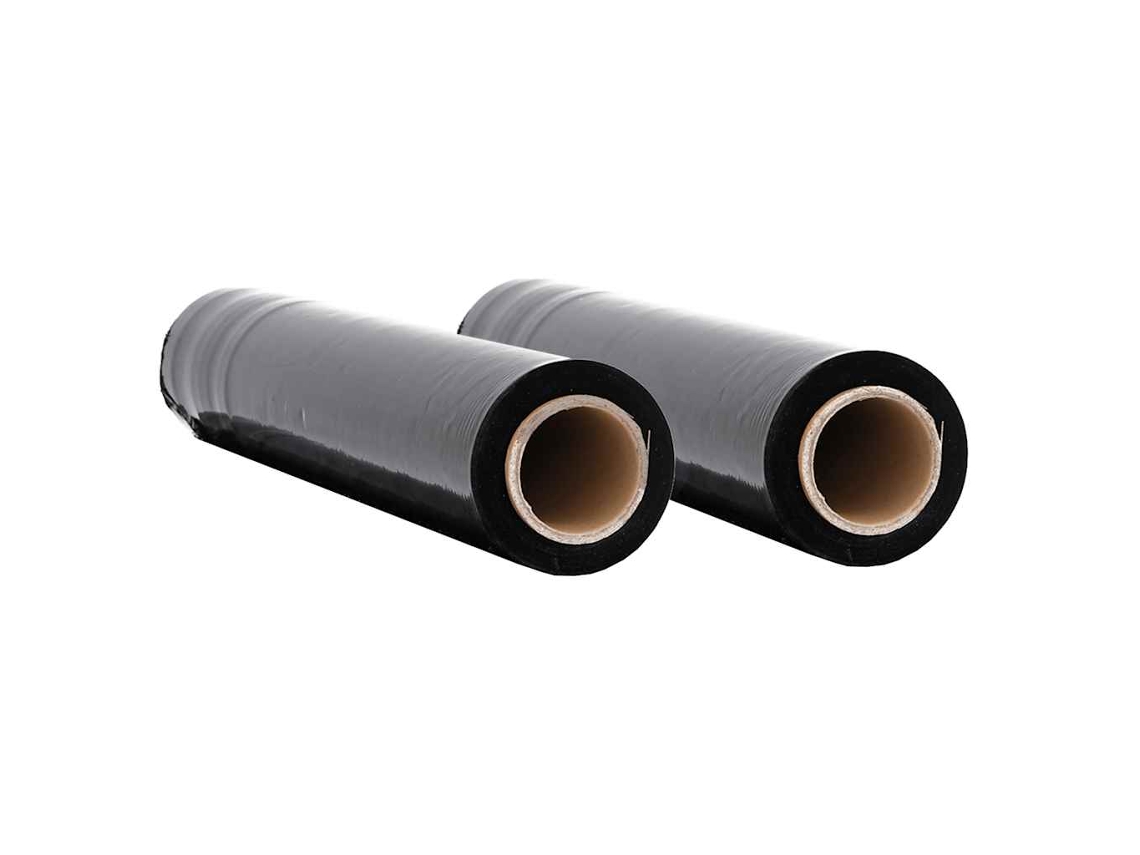 Stretch Film, Stretch Films Vidaxl Preto Polietileno (50 Cm X 300 M (17 Μm De Espessura))