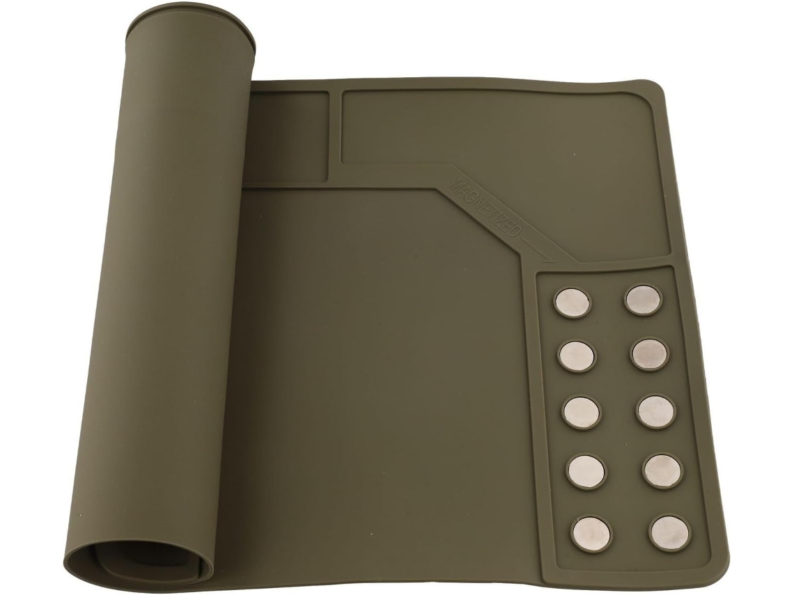 Tapete De Limpeza Antiderrapante Com Pontos Para Manutenção Armas