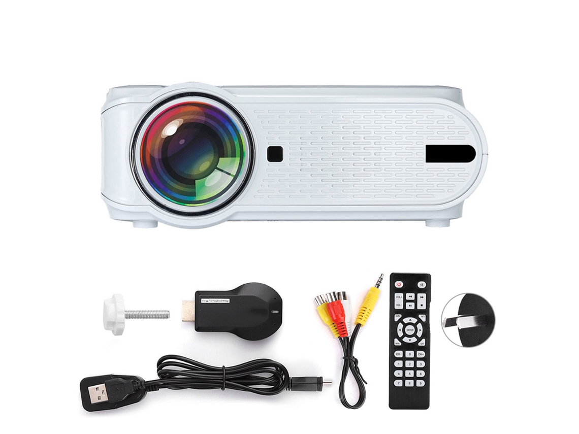Projetor Mini LAXISCREED Espelhamento Sem Fio Led Casa