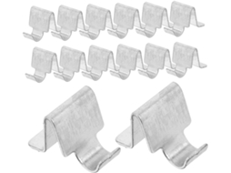 Conjunto De 20 Peças De Suportes Metálicos Para Prateleiras, Fixadores Resistentes Para Prateleiras.