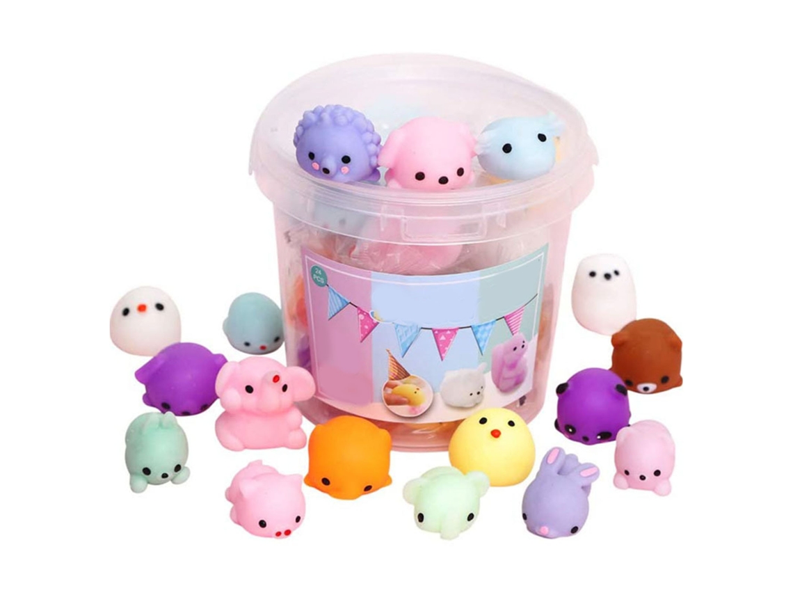 Rebe-brinquedo Anti-estresse De Animais Bonitos E Divertidos Tpr Macio Para Crianças E Adultos Educativo Colorido